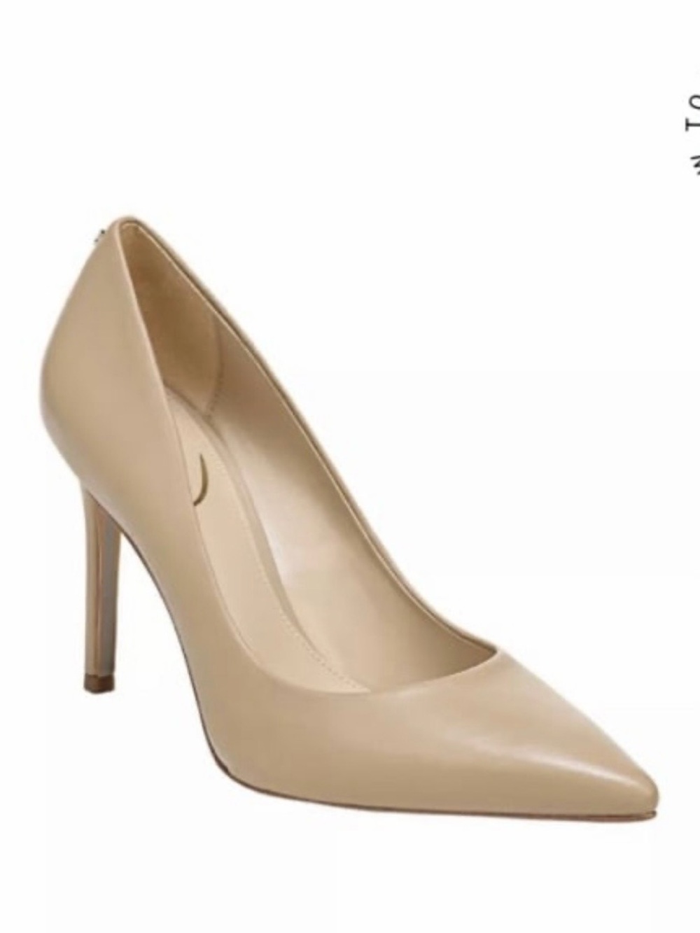 Sam Edelman Beige Pointed-Toe Hazel Pump